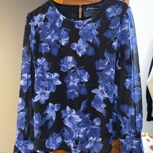 Long Sleeve Floral Blouse